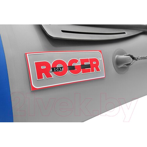 Лодка ПВХ Roger Boat Trofey 2900 (без киля, серый/синий)