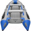 Лодка ПВХ Roger Boat Trofey 2900 (без киля, серый/синий)