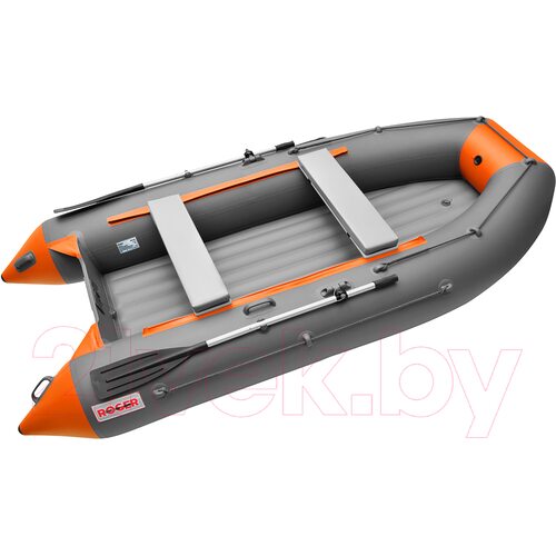 Лодка ПВХ Roger Boat Trofey 3500 (без киля, графит/оранжевый) Лодка ПВХ Roger Boat Trofey 3500 (без киля, графит/оранжевый)