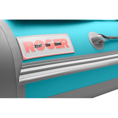 Лодка ПВХ Roger Boat Hunter 3000 (без киля, бирюзовый/серый комби)