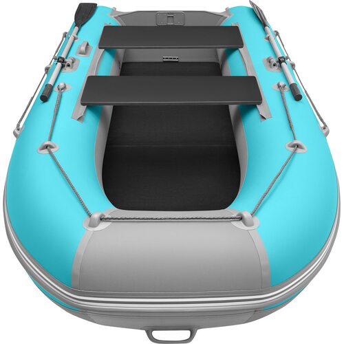 Лодка ПВХ Roger Boat Hunter 3000 (без киля, бирюзовый/серый комби)