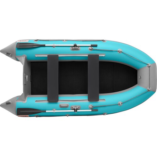 Лодка ПВХ Roger Boat Hunter 3000 (без киля, бирюзовый/серый комби)