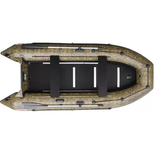 Лодка ПВХ Roger Boat Hunter keel 3200 (малокилевая, камуфляж камыш/черный комби)