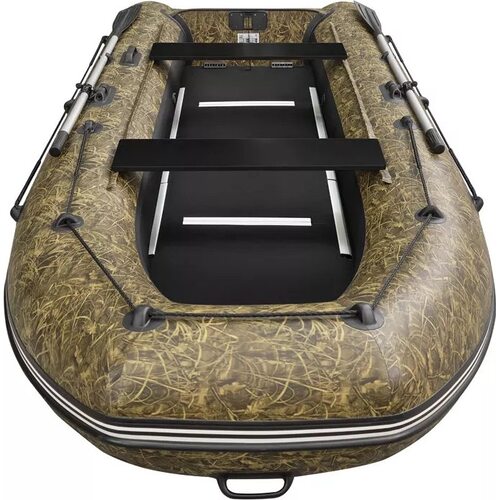Лодка ПВХ Roger Boat Hunter keel 3200 (малокилевая, камуфляж камыш/черный комби)