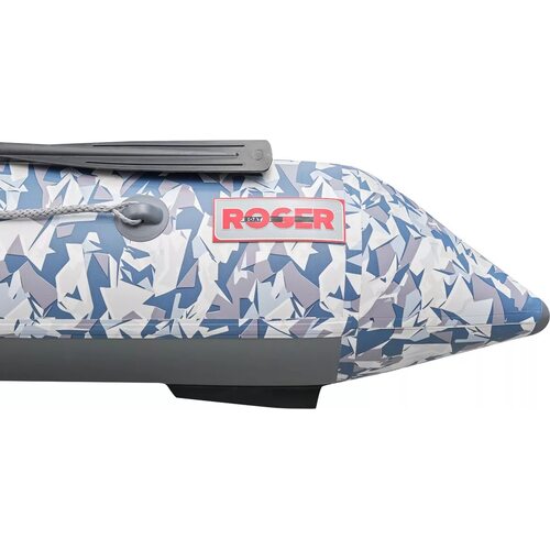 Лодка ПВХ Roger Boat Trofey 3500 (без киля, битое стекло/серый комби)