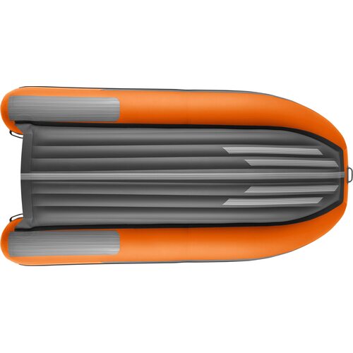 Лодка ПВХ Roger Boat Zefir 3500 (малокилевой, графит/оранжевый комби)