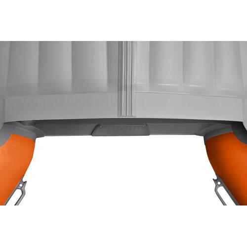 Лодка ПВХ Roger Boat Zefir 4400 (большой киль, графит/оранжевый комби)