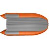 Лодка ПВХ Roger Boat Zefir 4400 (большой киль, графит/оранжевый комби)