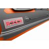 Лодка ПВХ Roger Boat Zefir 4400 (большой киль, графит/оранжевый комби)