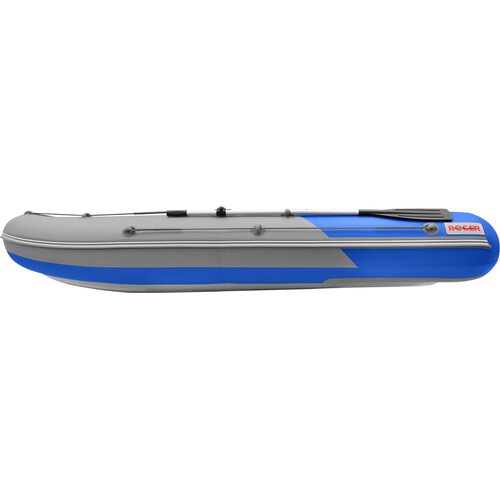 Лодка ПВХ Roger Boat Sfera 3500 (безконусная, малый киль, серый/синий комби)