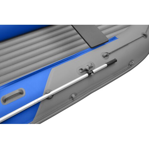 Лодка ПВХ Roger Boat Sfera 3500 (безконусная, малый киль, серый/синий комби)