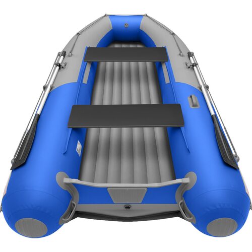 Лодка ПВХ Roger Boat Sfera 3500 (безконусная, малый киль, серый/синий комби)