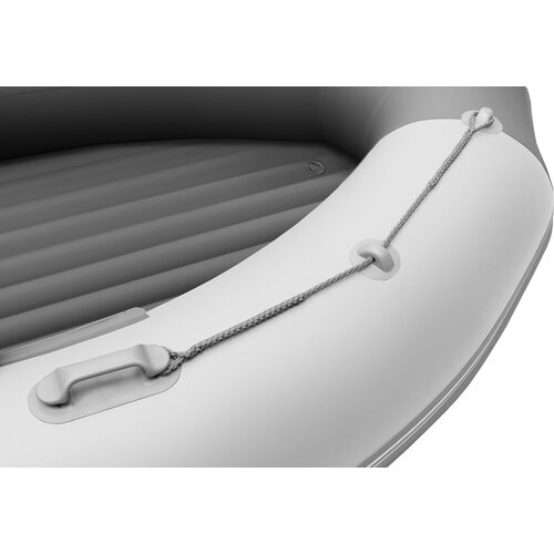 Лодка ПВХ Roger Boat Sfera 4000 (безконусная, средний киль, белый/графит комби)