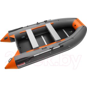 Лодка ПВХ Roger Boat Hunter Keel 3500 (малокилевая, графит/оранжевый)