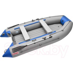 Лодка ПВХ Roger Boat Trofey 3500 (без киля, серый/синий)