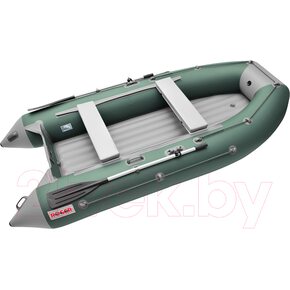 Лодка ПВХ Roger Boat Trofey 3500 (без киля, зеленый/серый) Лодка ПВХ Roger Boat Trofey 3500 (без киля, зеленый/серый)