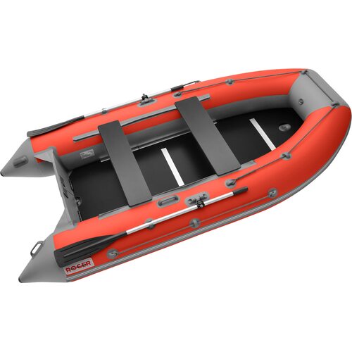Лодка ПВХ Roger Boat Hunter keel 3200 (малокилевая, красный/серый комби)