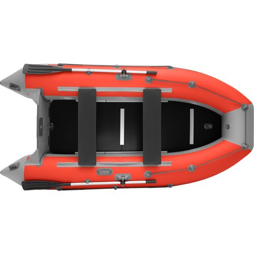 Лодка ПВХ Roger Boat Hunter keel 3200 (малокилевая, красный/серый комби)