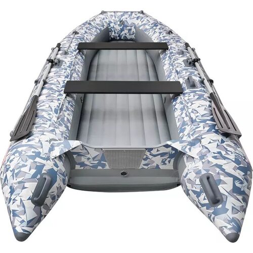 Лодка ПВХ Roger Boat Trofey 2900 (без киля, битое стекло/серый комби)