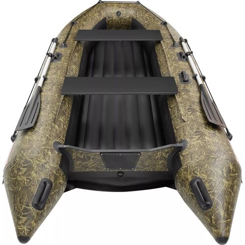 Лодка ПВХ Roger Boat Zefir 3100 LT (малокилевой, камуфляж камыш/черный комби)