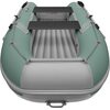 Лодка ПВХ Roger Boat Zefir 4000 (большой киль, зеленый/серый комби)