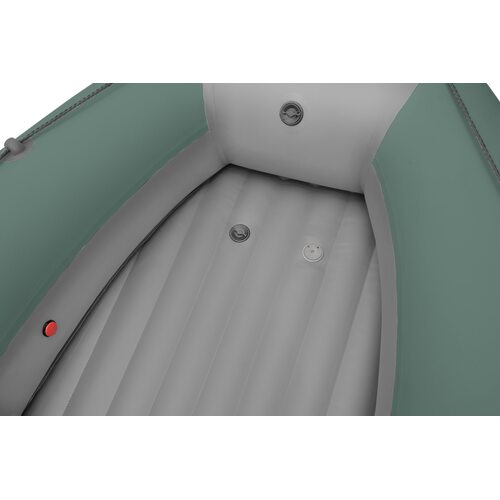 Лодка ПВХ Roger Boat Zefir 4000 (большой киль, зеленый/серый комби)