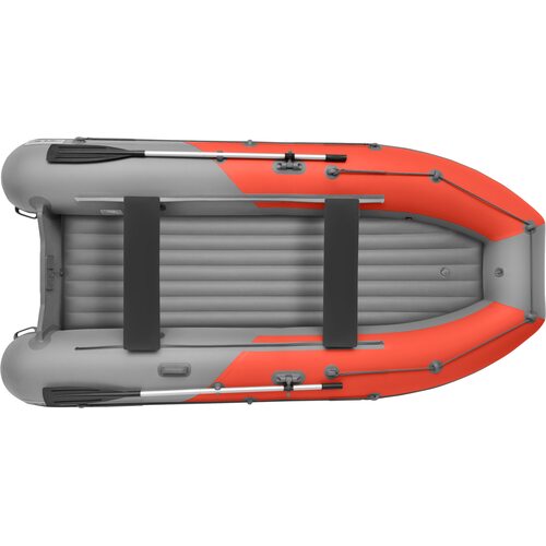 Лодка ПВХ Roger Boat Sfera 3500 (безконусная, малый киль, красный/серый комби)