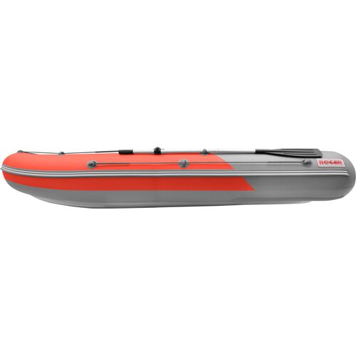 Лодка ПВХ Roger Boat Sfera 3500 (безконусная, малый киль, красный/серый комби)