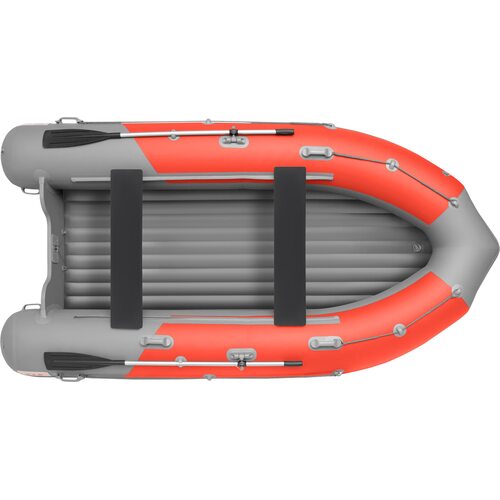 Лодка ПВХ Roger Boat Sfera 4000 (безконусная, средний киль, красный/серый комби)