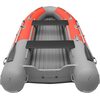 Лодка ПВХ Roger Boat Sfera 4000 (безконусная, средний киль, красный/серый комби)