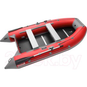 Лодка ПВХ Roger Boat Hunter Keel 3500 (малокилевая, красный/серый)