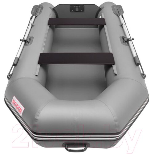 Лодка ПВХ Roger Boat Standart 2800 (с привалом, серый)