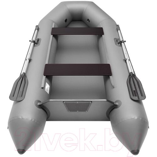Лодка ПВХ Roger Boat Standart 2800 (с привалом, серый)