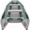 Лодка ПВХ Roger Boat Trofey 3500 (без киля, зеленый/серый) Лодка ПВХ Roger Boat Trofey 3500 (без киля, зеленый/серый)