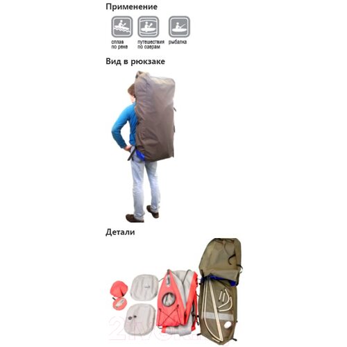 Байдарка Stream Хатанга-1 Travel / Kh1Tr (3.7м)