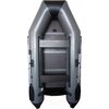 Лодка ПВХ Vivax Т280 с полом-книгой (с килем, серый/черный)