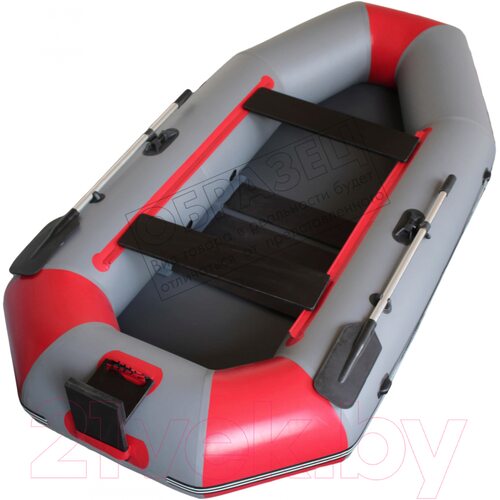 Лодка ПВХ Vivax К280Т с полом-сланью (без киля, серый/черный)