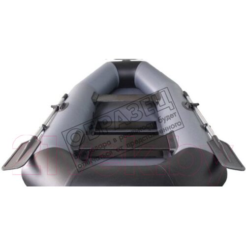 Лодка ПВХ Vivax К250 c полом-книгой (без киля, серый/черный)