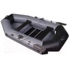 Лодка ПВХ Vivax К250 c полом-книгой (без киля, серый/черный)
