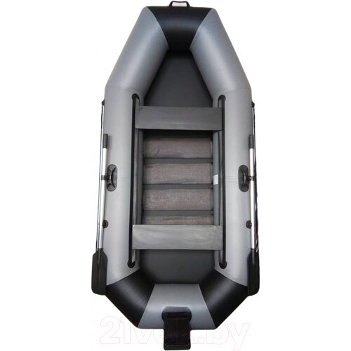 Лодка ПВХ Vivax К270Т с ковриком-сланью (без киля, серый/черный)