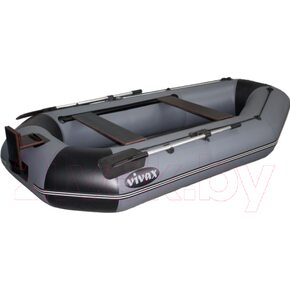 Лодка ПВХ Vivax К280Т с полом-книгой (без киля, серый/черный) Лодка ПВХ Vivax К280Т с полом-книгой (без киля, серый/черный)