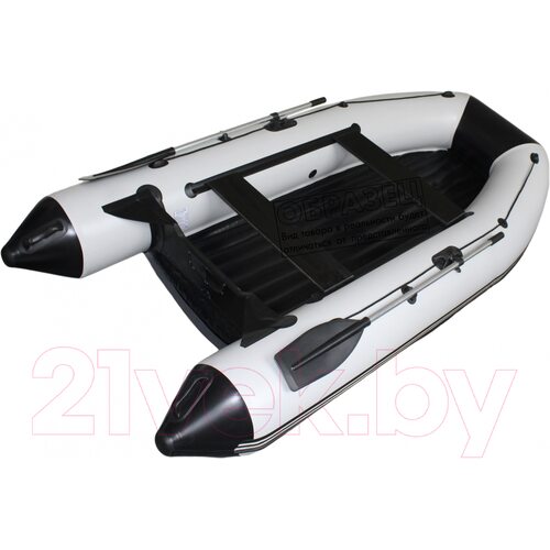 Лодка ПВХ Vivax Т300Р НДНД (с килем, серый/черный)