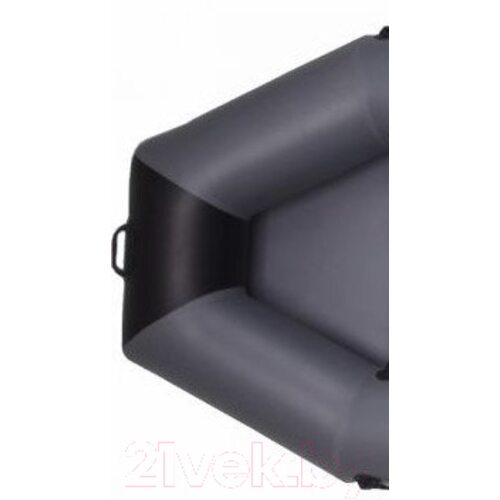 Лодка ПВХ Vivax К220 с ковриком-сланью (без киля, серый/черный)