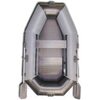 Лодка ПВХ Vivax К220 с ковриком-сланью (без киля, серый/черный)