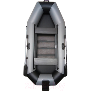 Лодка ПВХ Vivax К300Т с ковриком-сланью (без киля, серый/черный)