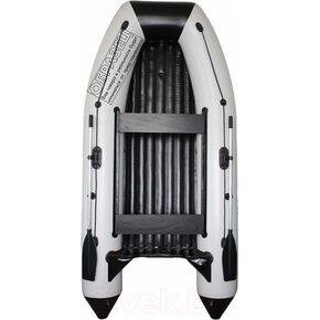 Лодка ПВХ Vivax Т360Р с жестким полом (с килем, серый/черный) Лодка ПВХ Vivax Т360Р с жестким полом (с килем, серый/черный)