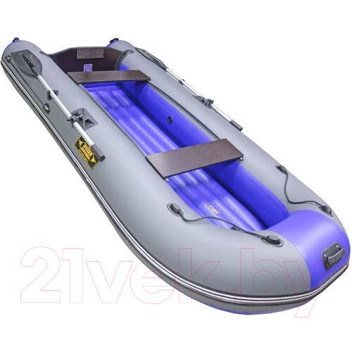 Лодка ПВХ Муссон 3200 НД (серый/синий)