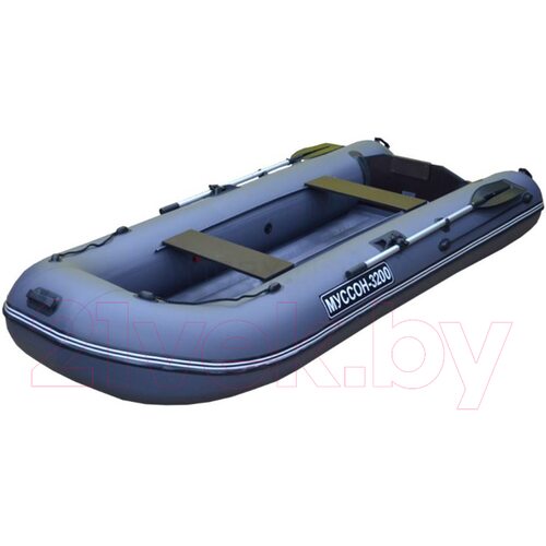 Лодка ПВХ Муссон 3200 НД (серый)