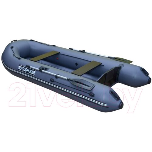 Лодка ПВХ Муссон 3200 НД (серый)