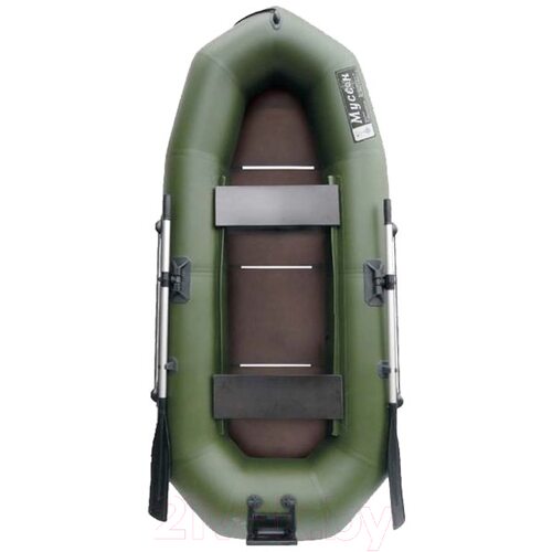 Лодка ПВХ Муссон R-260 С ТР (9мм, зеленый)